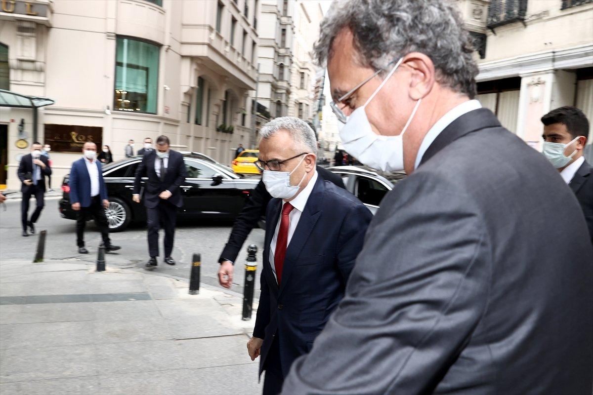 TCMB Başkanı Naci Ağbal'dan TÜSİAD'a ziyaret