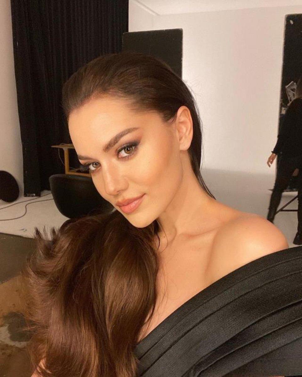 Fahriye Evcen'den yeni pozlar