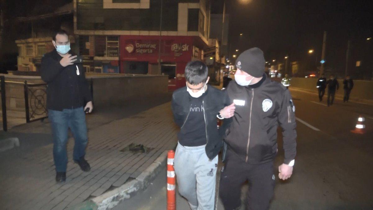 Bursa’da kısıtlamanın bitimine dakikalar kala bisikletiyle ceza yedi