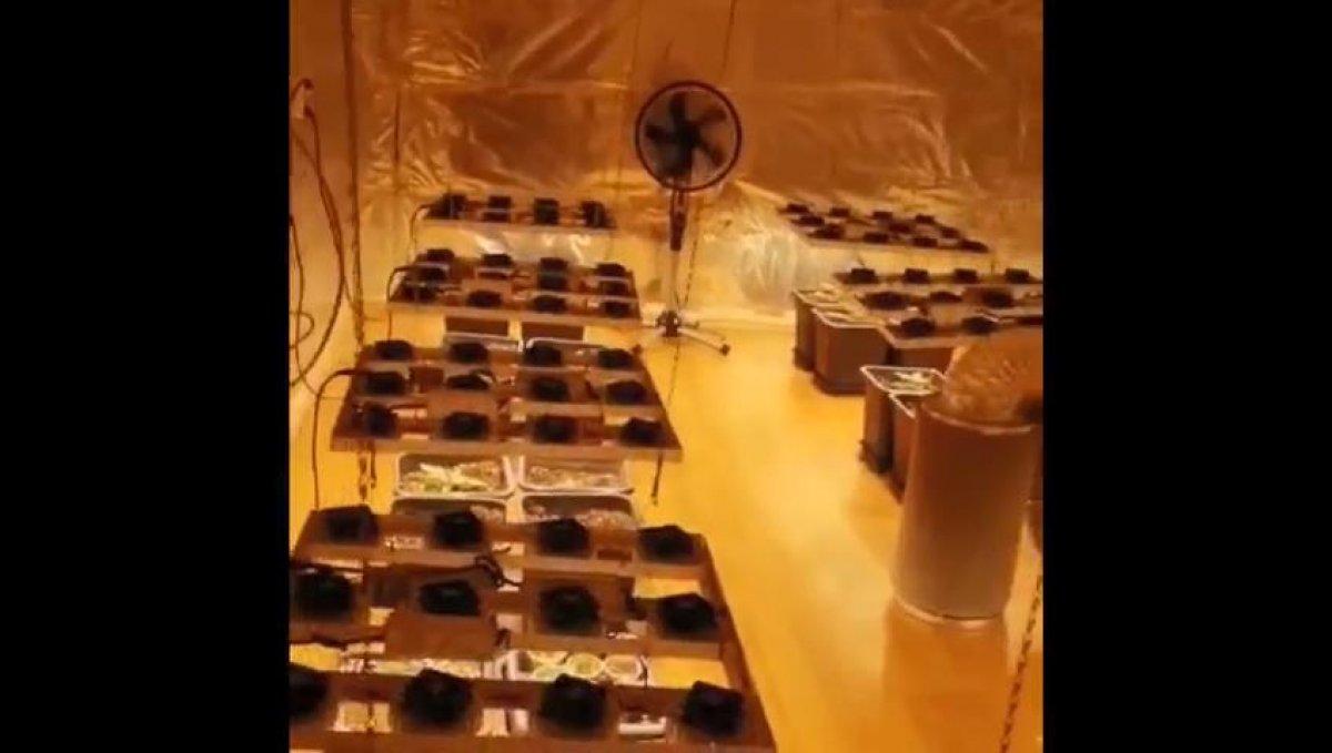 Zonguldak'ta evi adeta uyuşturucu fabrikasına çevirdiler