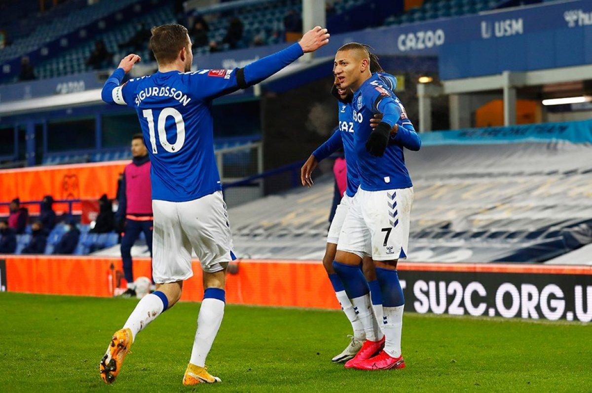 9 gollü maçta turu geçen Everton oldu