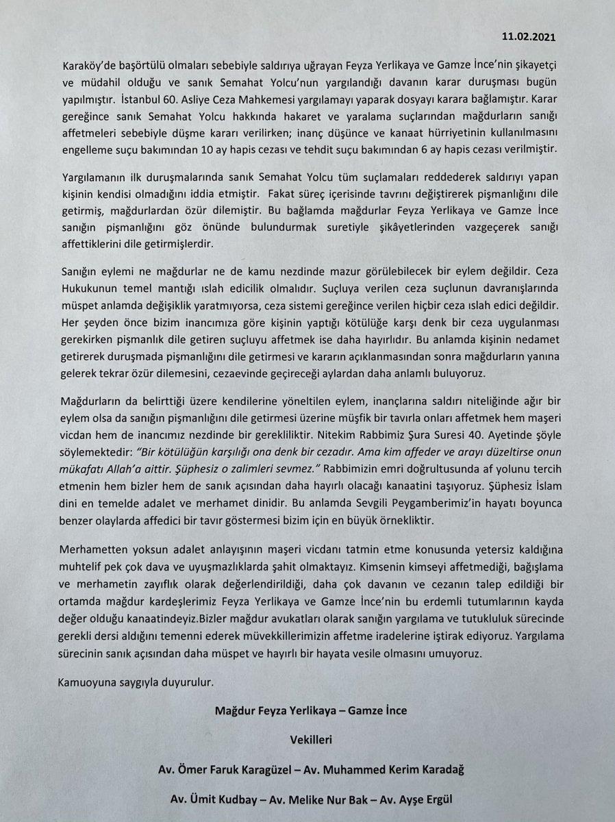 Karaköy'de başörtülü kadınlara saldırı davasında karar çıktı