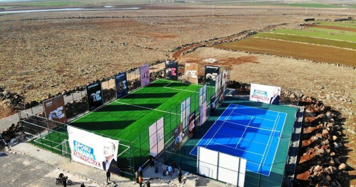 Şanlıurfalı tenisçilerin kortu hazır