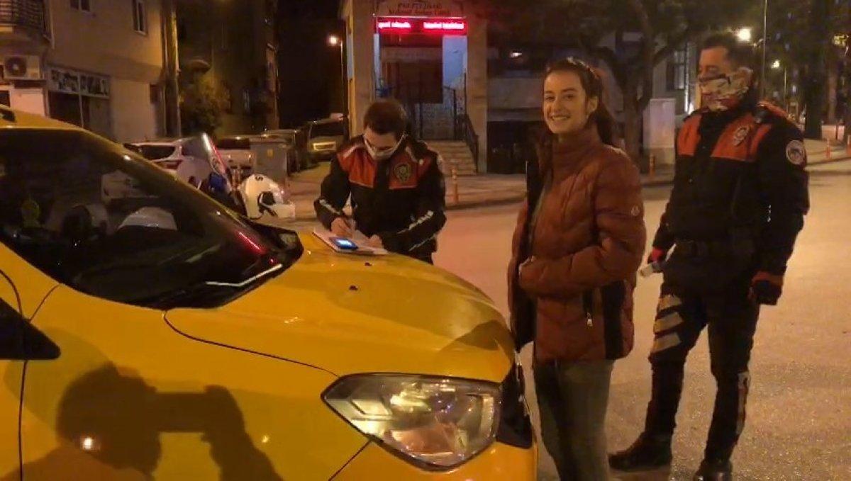 Denizli'de ceza kesilince gülmeye başlayan genç, karakolluk oldu