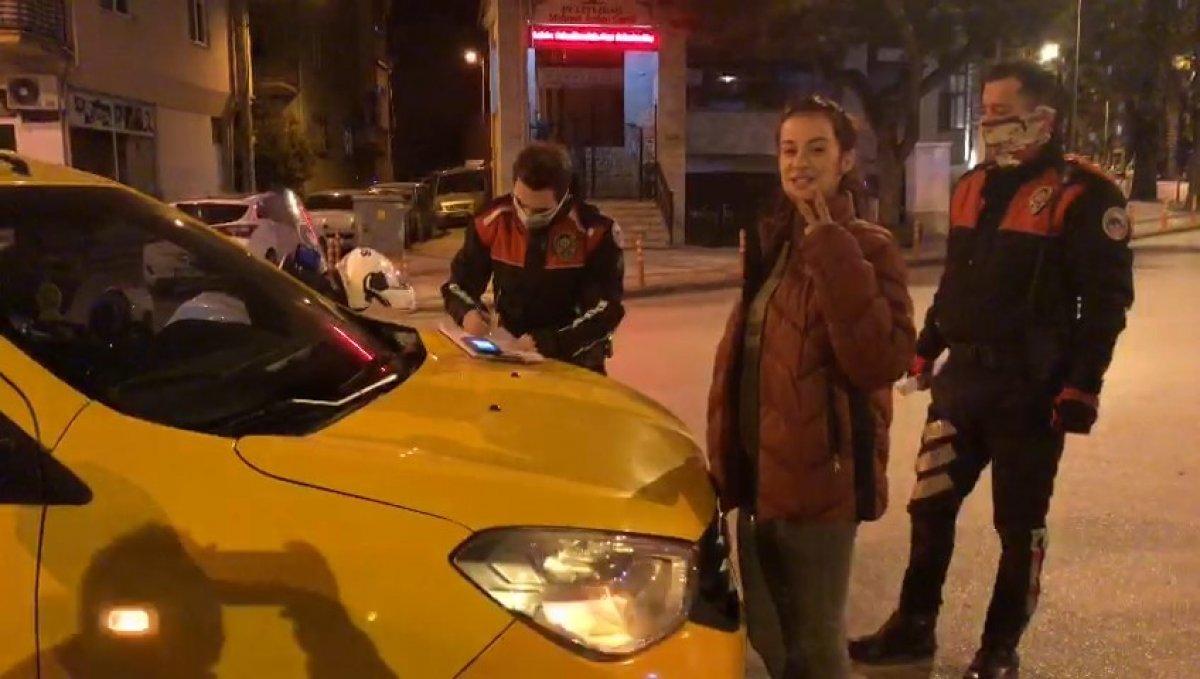 Denizli'de ceza kesilince gülmeye başlayan genç, karakolluk oldu