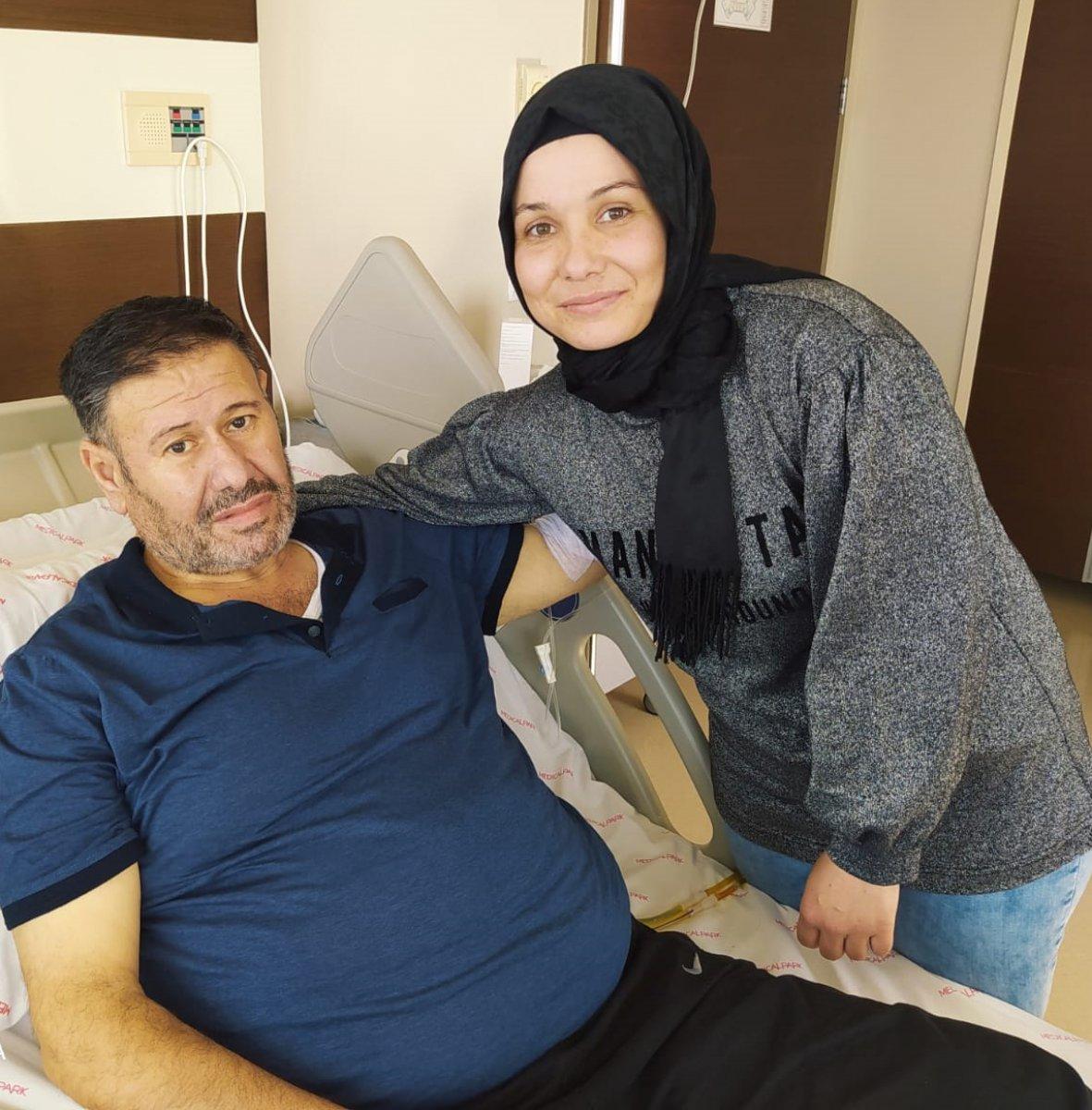 Antalya'da kayınpederine donör oldu: Bizde ‘baba’ demişsek bitmiştir