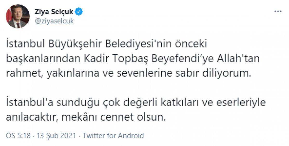 Fahrettin Koca: Fedakar Kadir ağabeyimiz Hakk'a yürüdü