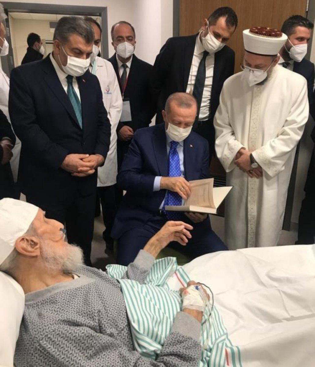 Cumhurbaşkanı Erdoğan, Hafız Abdullah Nazırlı'nın cenaze törenine katıldı