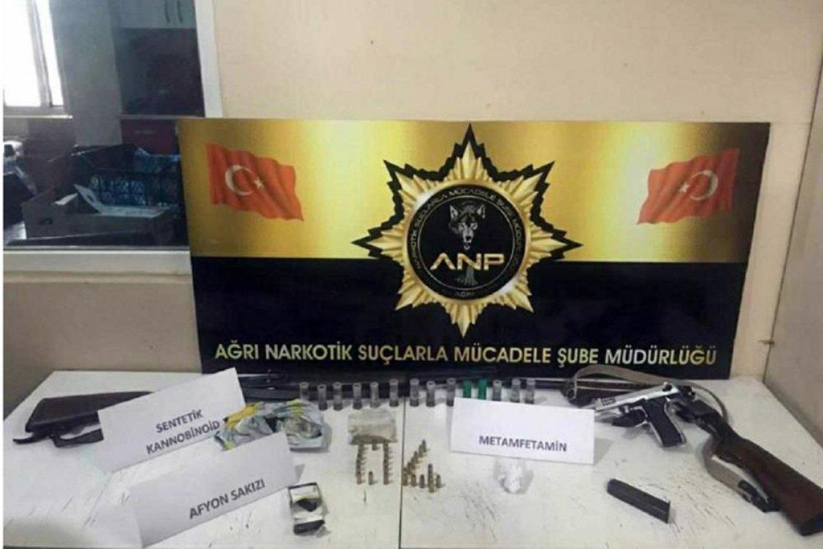 Ağrı'da yapılan uyuşturucu operasyonunda 7 kişi tutuklandı