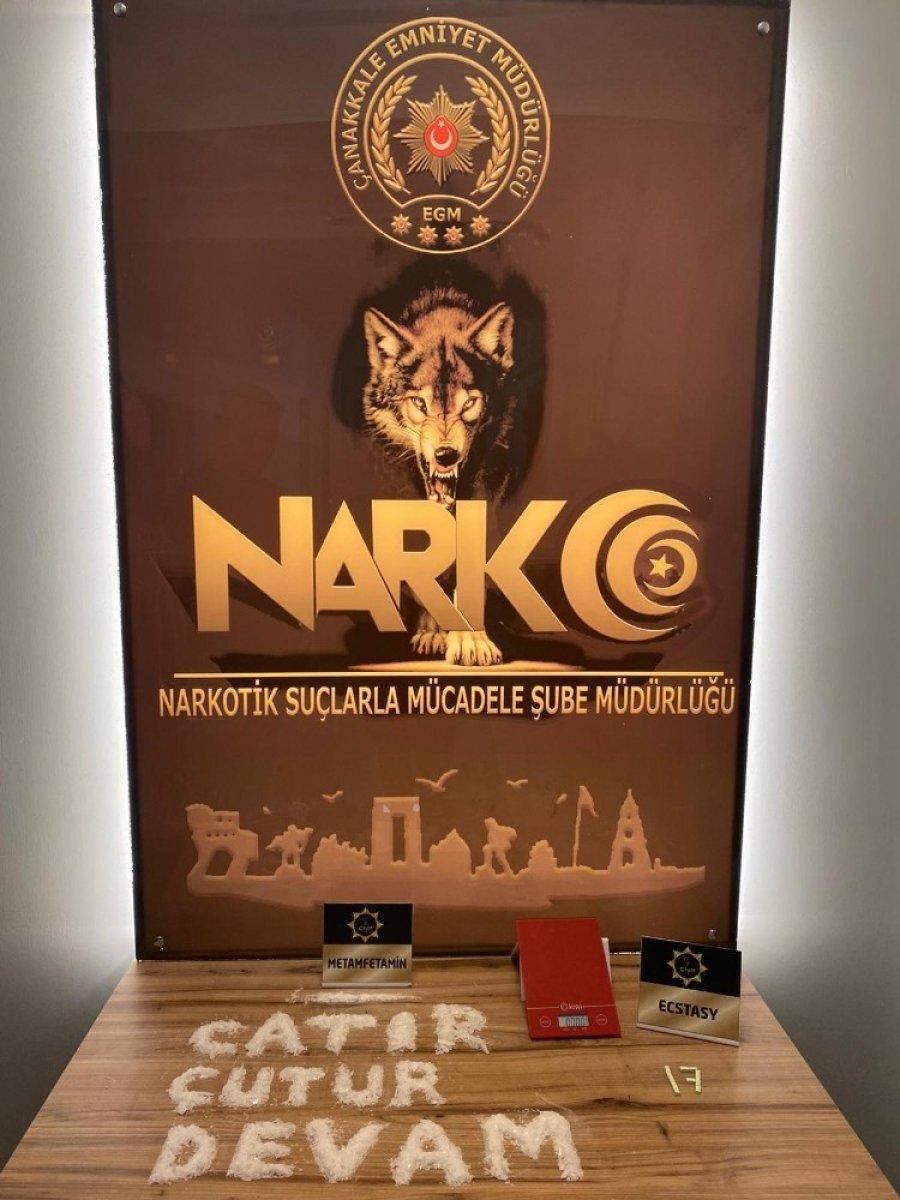 Çanakkale’de uyuşturucu operasyonu:1 gözaltı