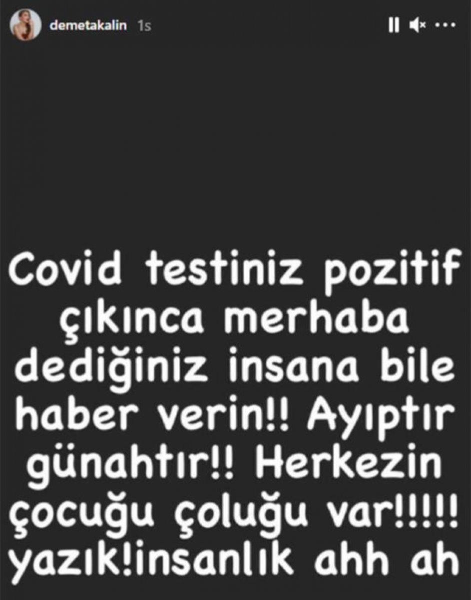 Demet Akalın, koronavirüse yakalandı