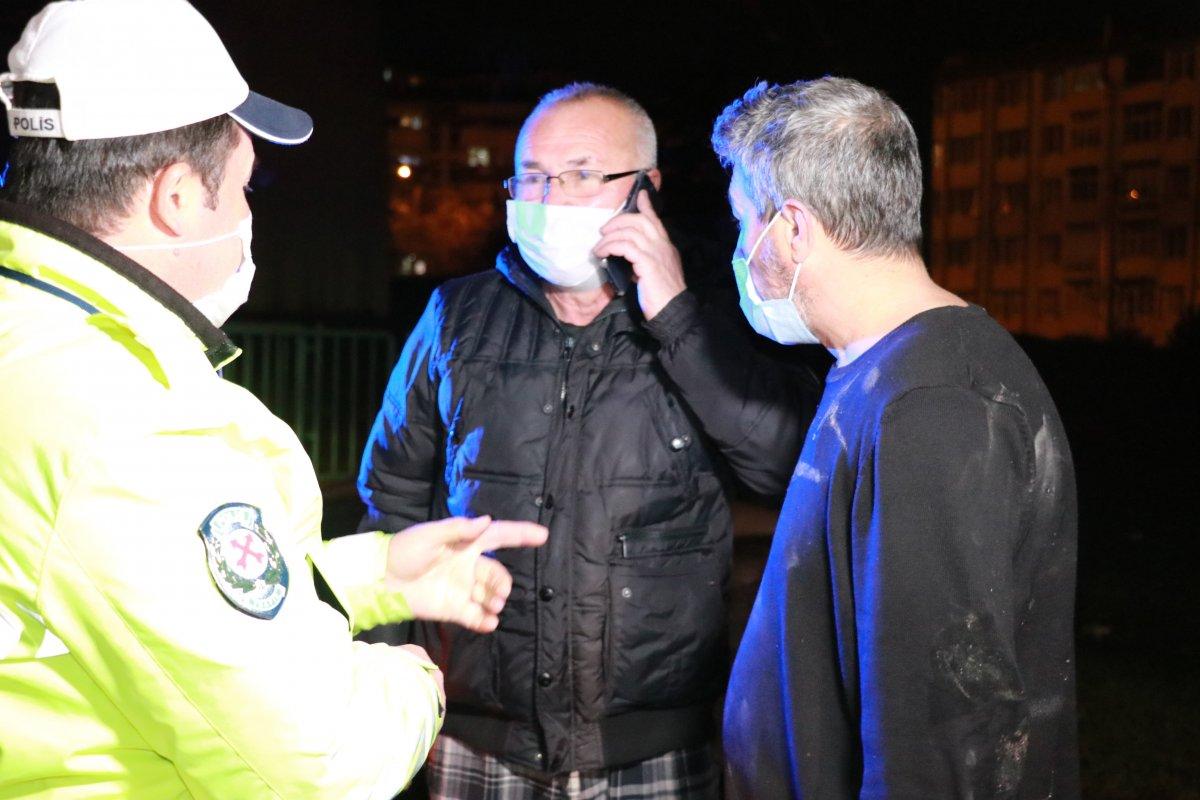 Kocaeli'de aracını kanala deviren alkollü sürücü: Nöbet tutuyorum