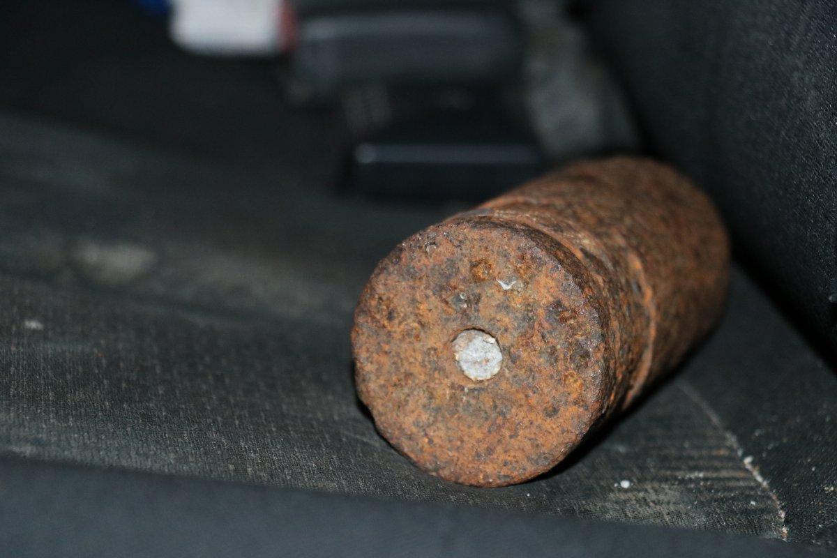 Kahramanmaraş'ta patlamamış top mermisi bulundu