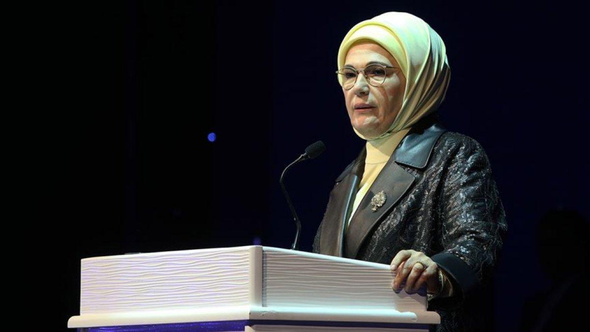 Emine Erdoğan'dan taziye mesajı