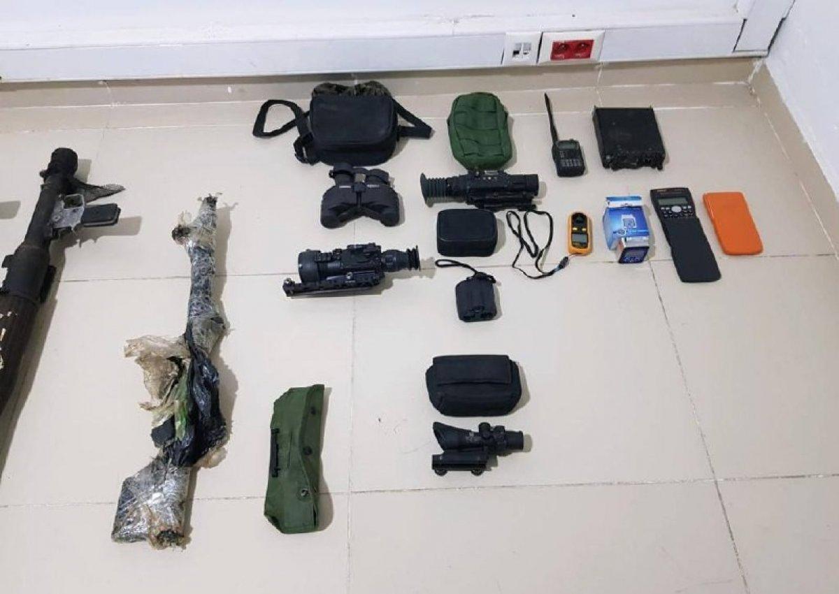 Gara'daki mağarada çok sayıda silah ve mühimmat bulundu