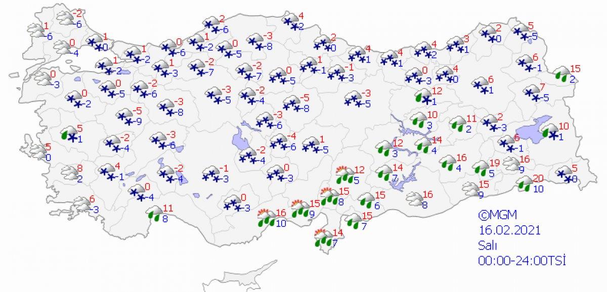Meteoroloji’den hava durumu ve kar yağışı uyarısı