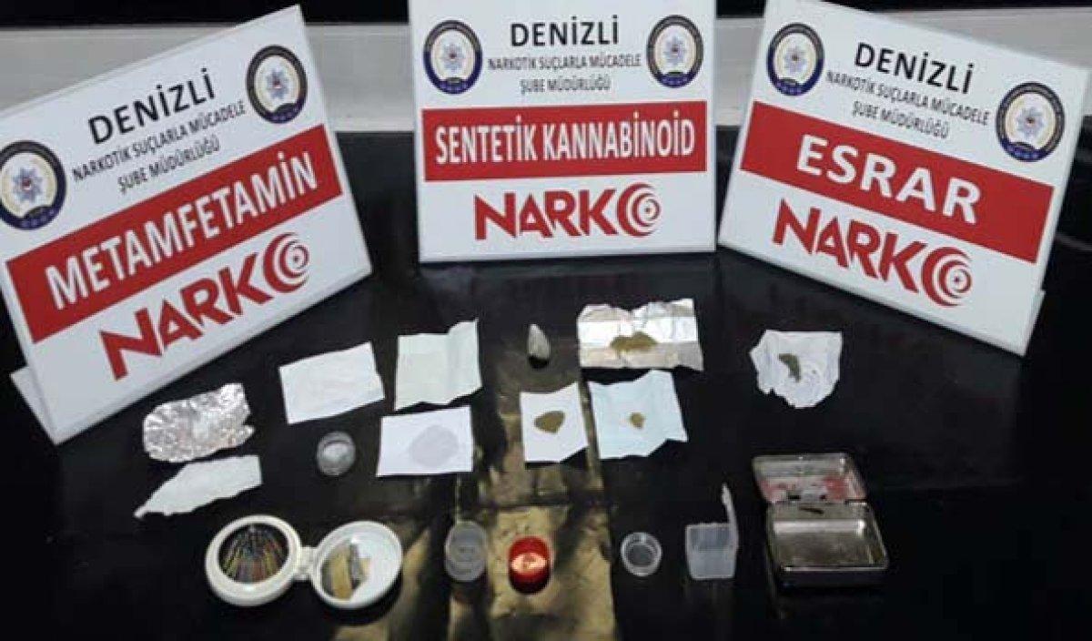 Denizli'de uyuşturucu operasyonunda 9 tutuklama