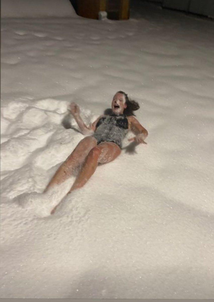 Nursel Ergin, mayoyla kara atladı