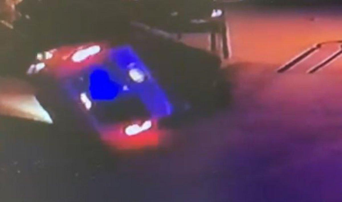 Elazığ’da ilginç kaza kamerada