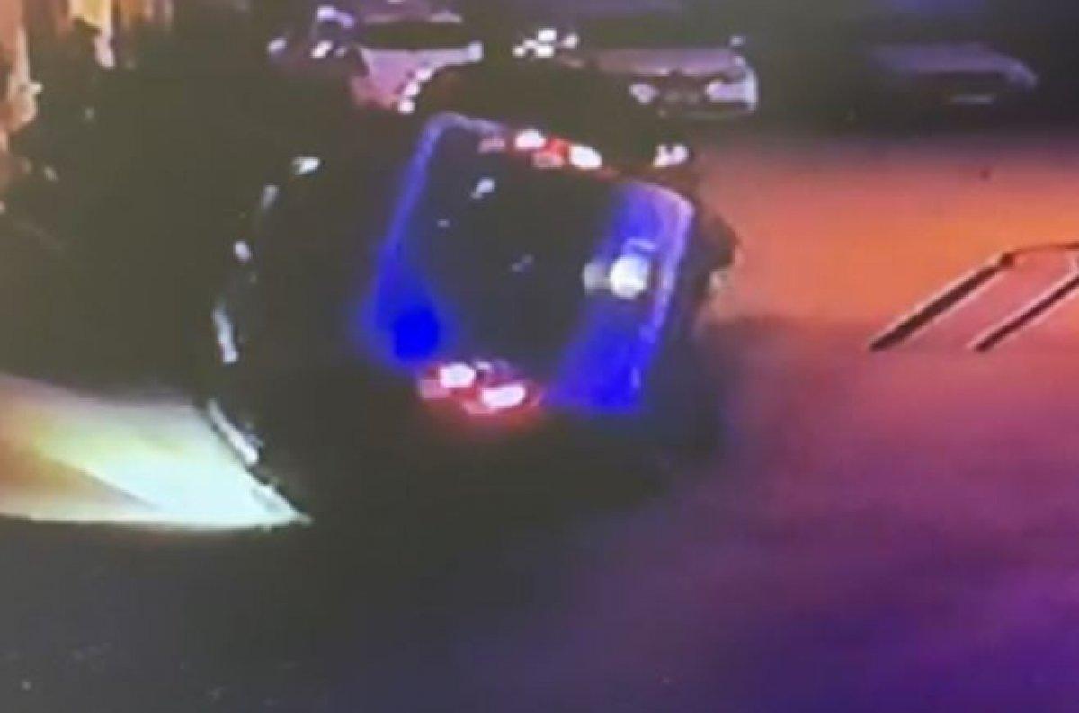 Elazığ’da ilginç kaza kamerada