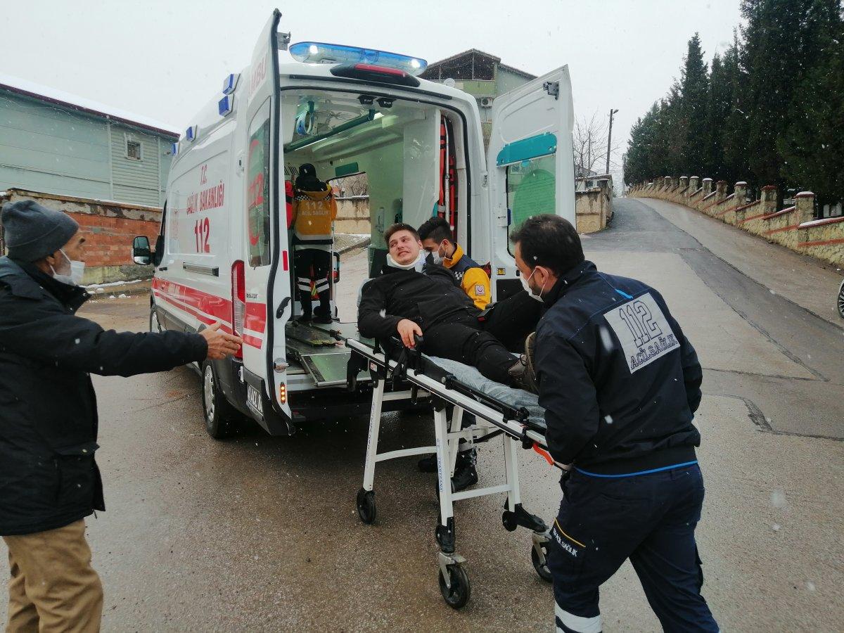 Kocaeli'de kazada yaralanan genci babaannesi bile sakinleştiremedi
