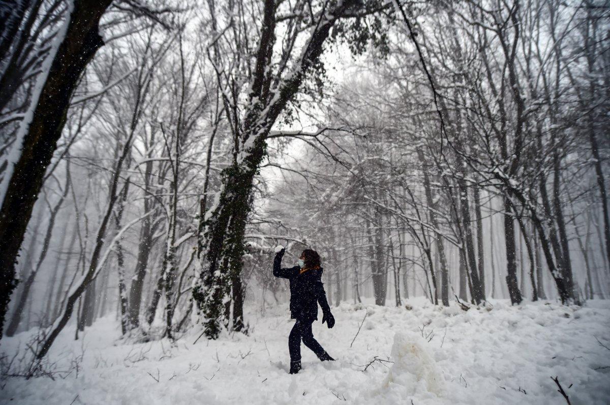 Belgrad Ormanı’nda kartpostallık görüntüler