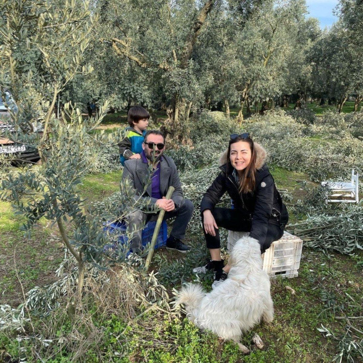 Burcu Kara karantinaya köyde girdi