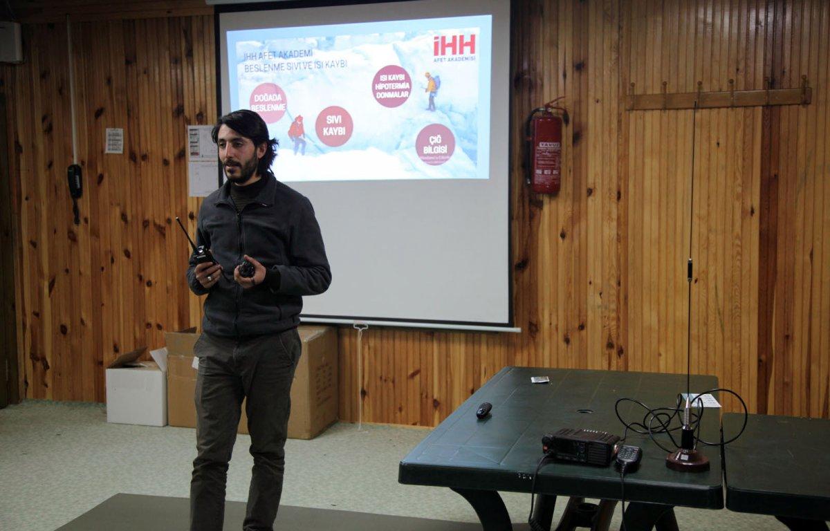 İHH, medya mensuplarını kış eğitiminde buluşturdu