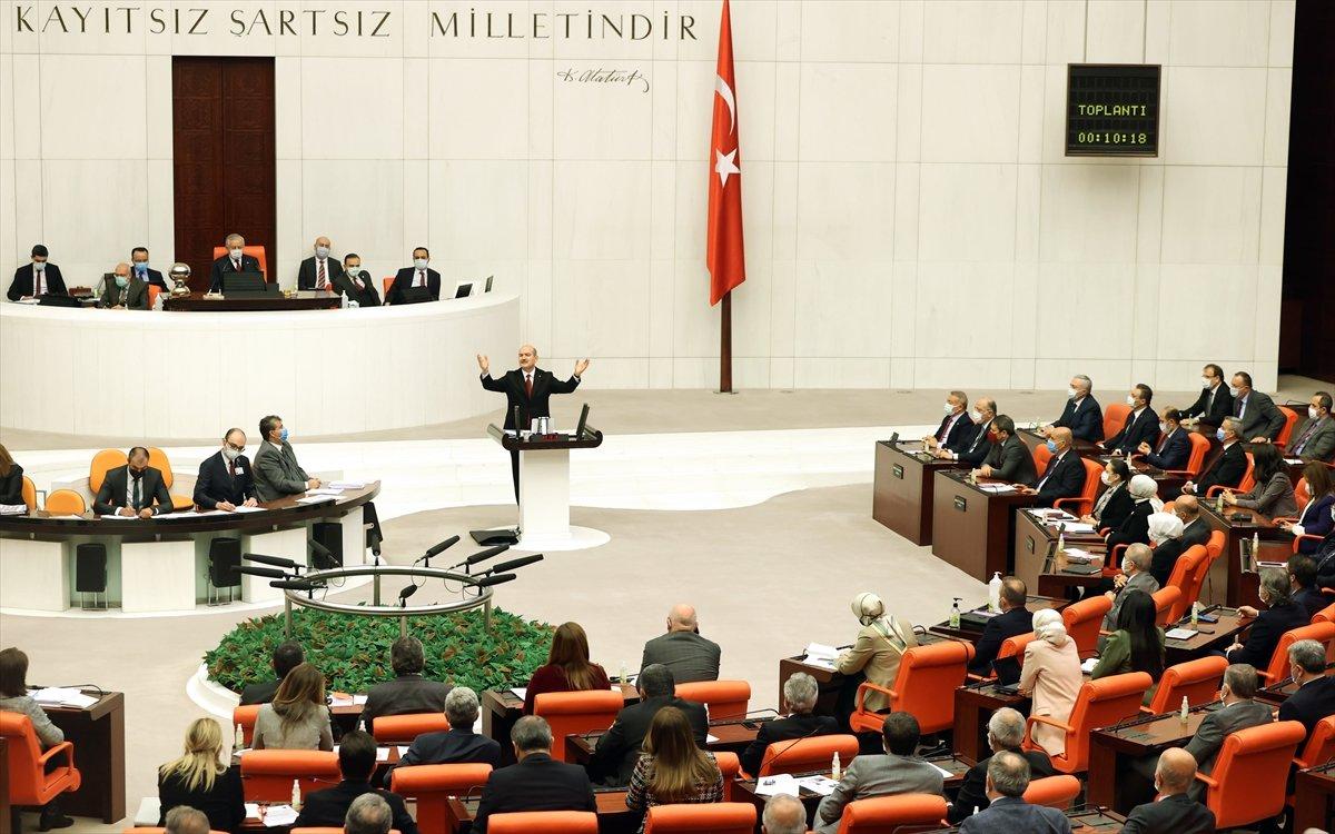 Süleyman Soylu'dan Meclis'te Gara bilgilendirmesi