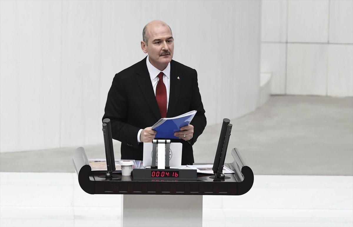 Süleyman Soylu'dan Meclis'te Gara bilgilendirmesi