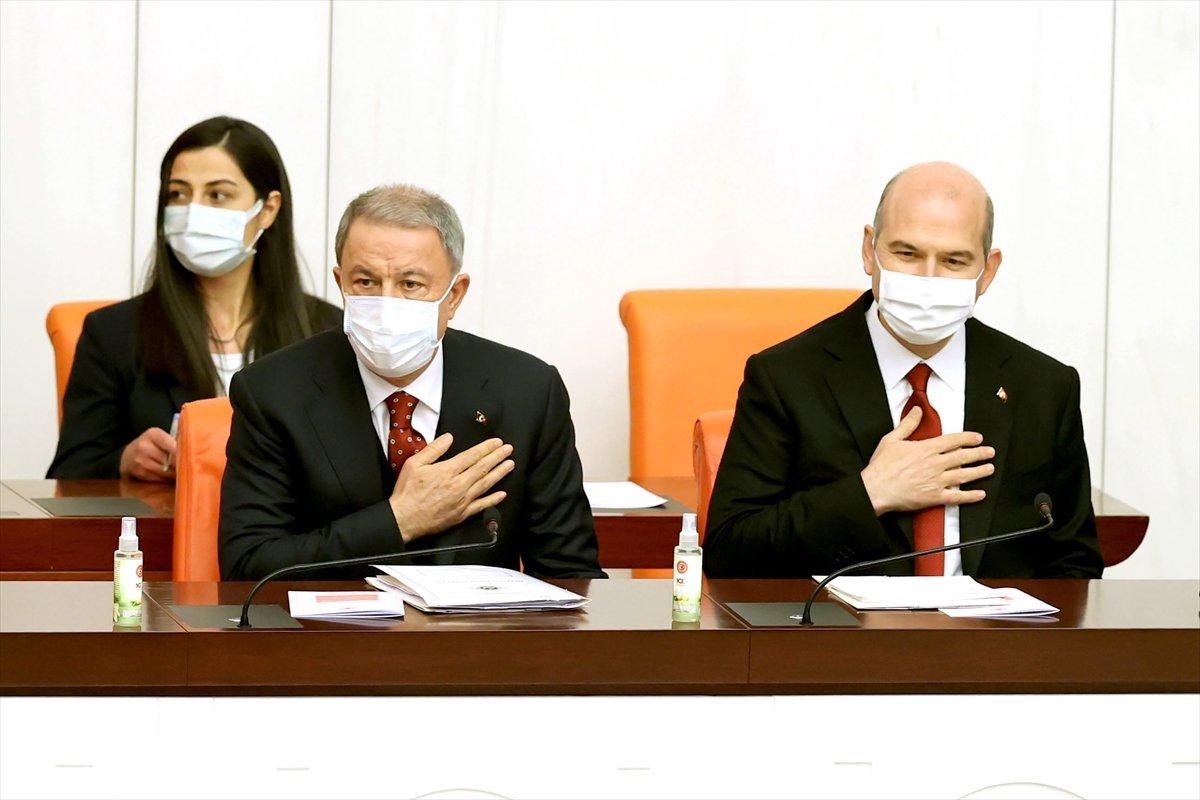 Hulusi Akar, Meclis'te Gara bilgilendirmesi yaptı