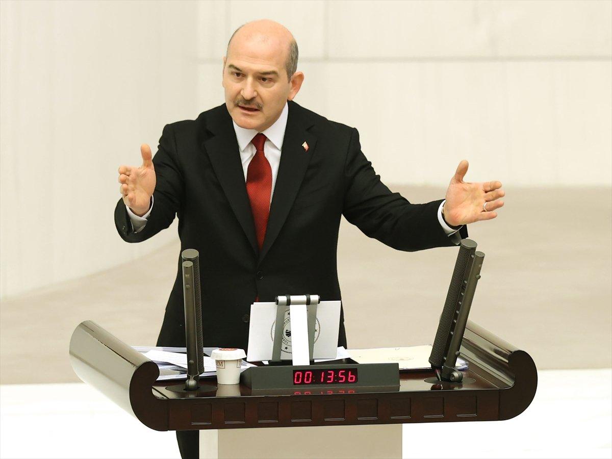 Süleyman Soylu'dan Meclis'te Gara bilgilendirmesi
