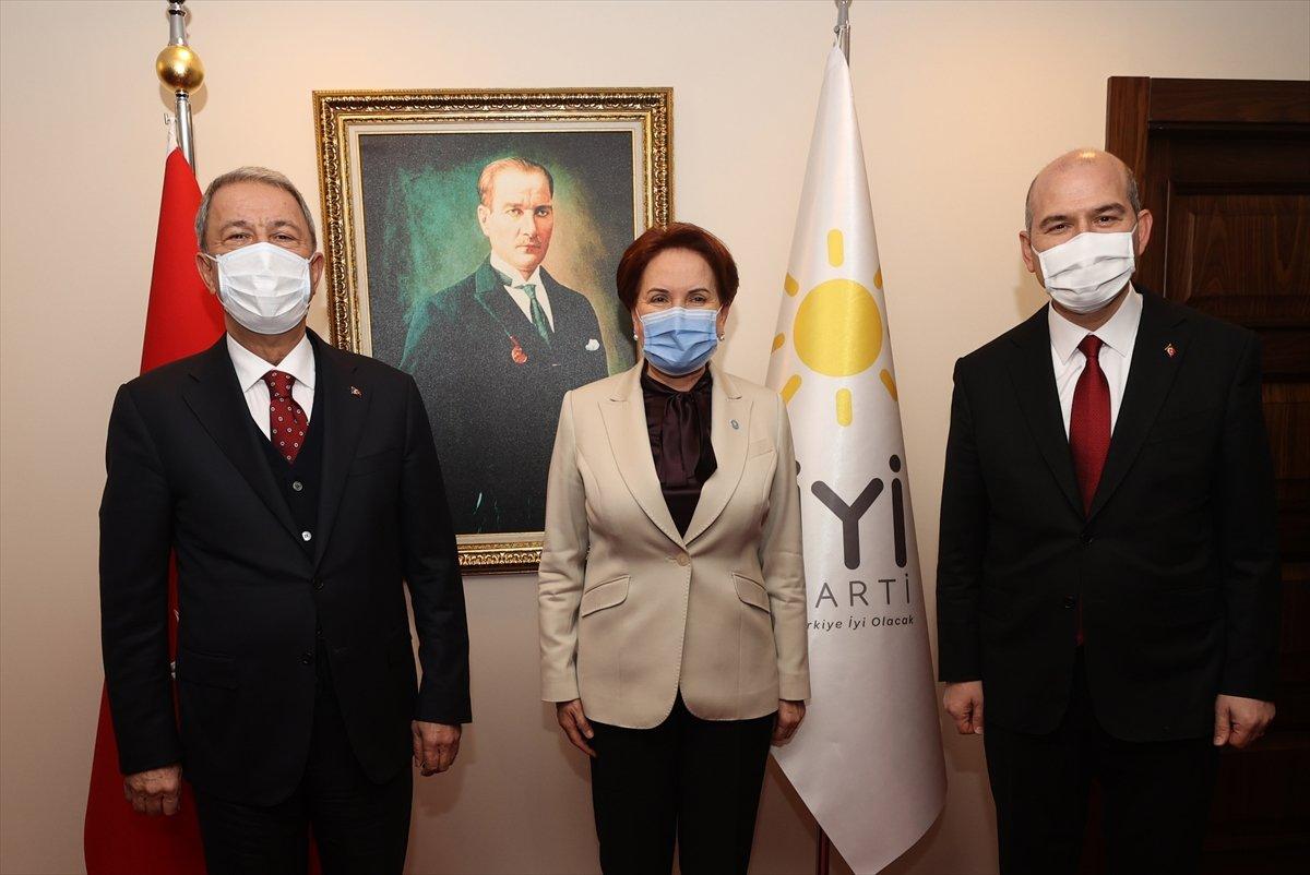 Hulusi Akar ve Süleyman Soylu, Kemal Kılıçdaroğlu'nu ziyaret etti