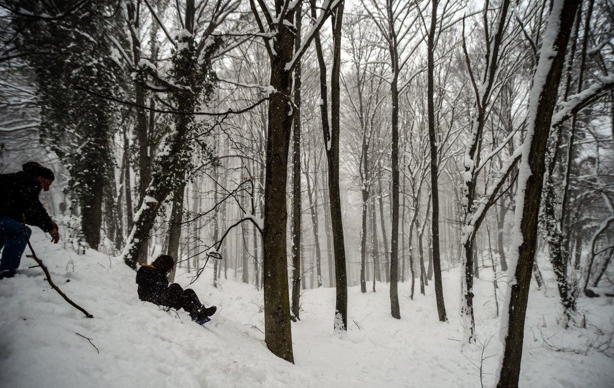 Belgrad Ormanı’nda kartpostallık görüntüler
