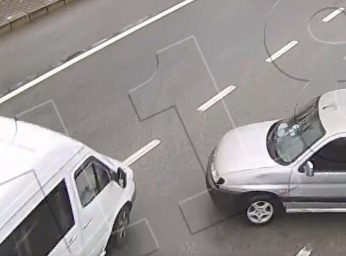 MOBESE kameralarına yansıyan kazalar