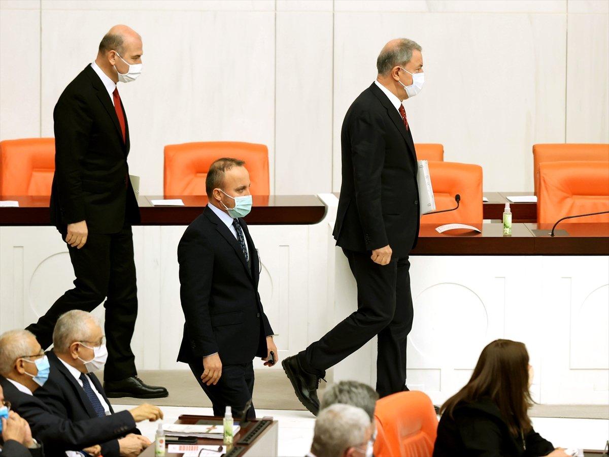 Hulusi Akar, Meclis'te Gara bilgilendirmesi yaptı