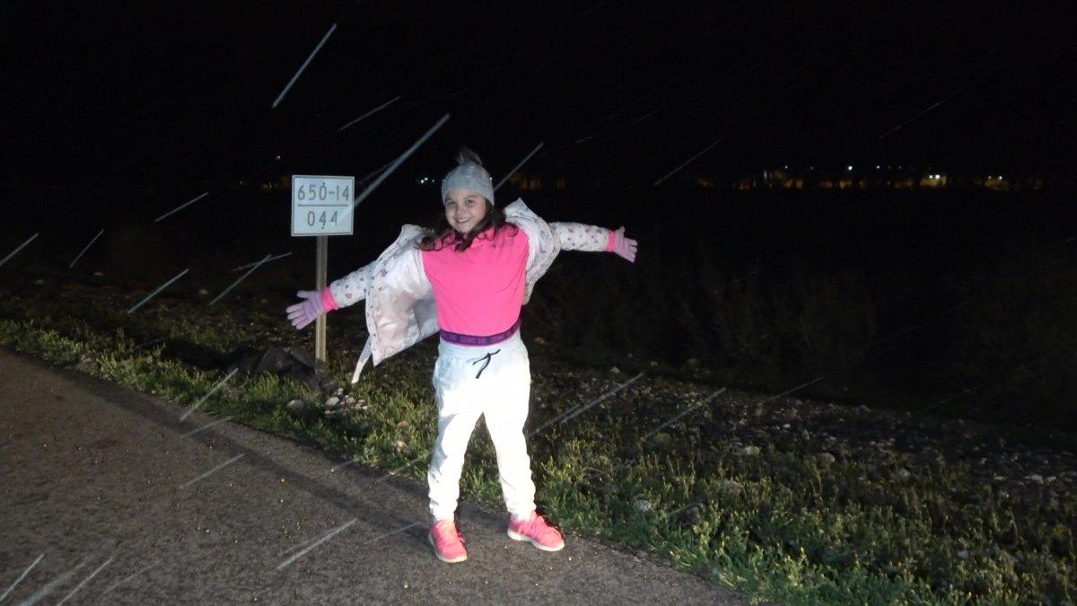 Antalya'ya 5 yıl sonra kar yağdı