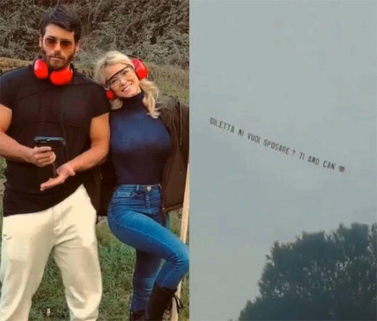 Can Yaman'dan Diletta Leotta'ya evlilik teklifi