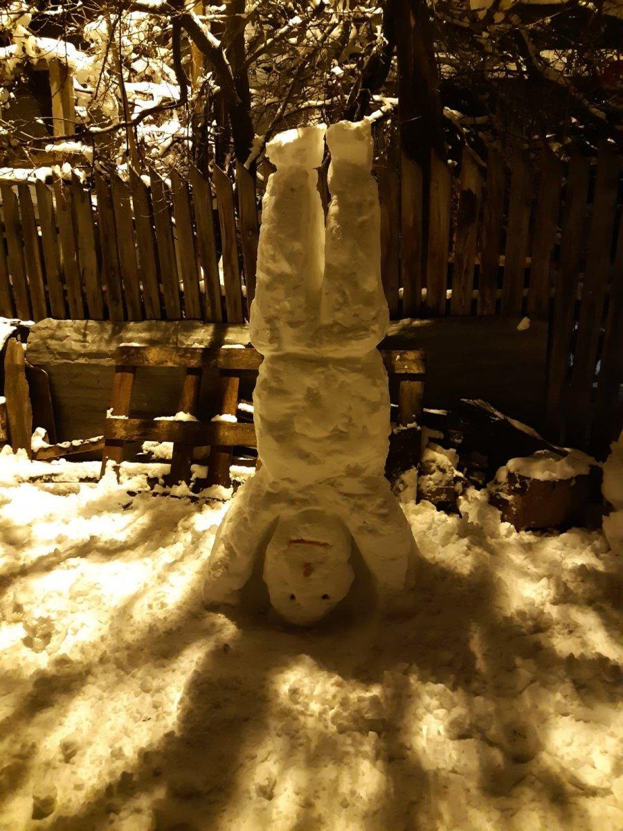 Karabük'te kardan geline kına gecesi yaptılar