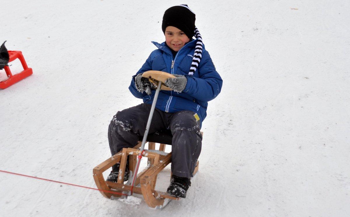 Kayserili vatandaşların kar keyfi