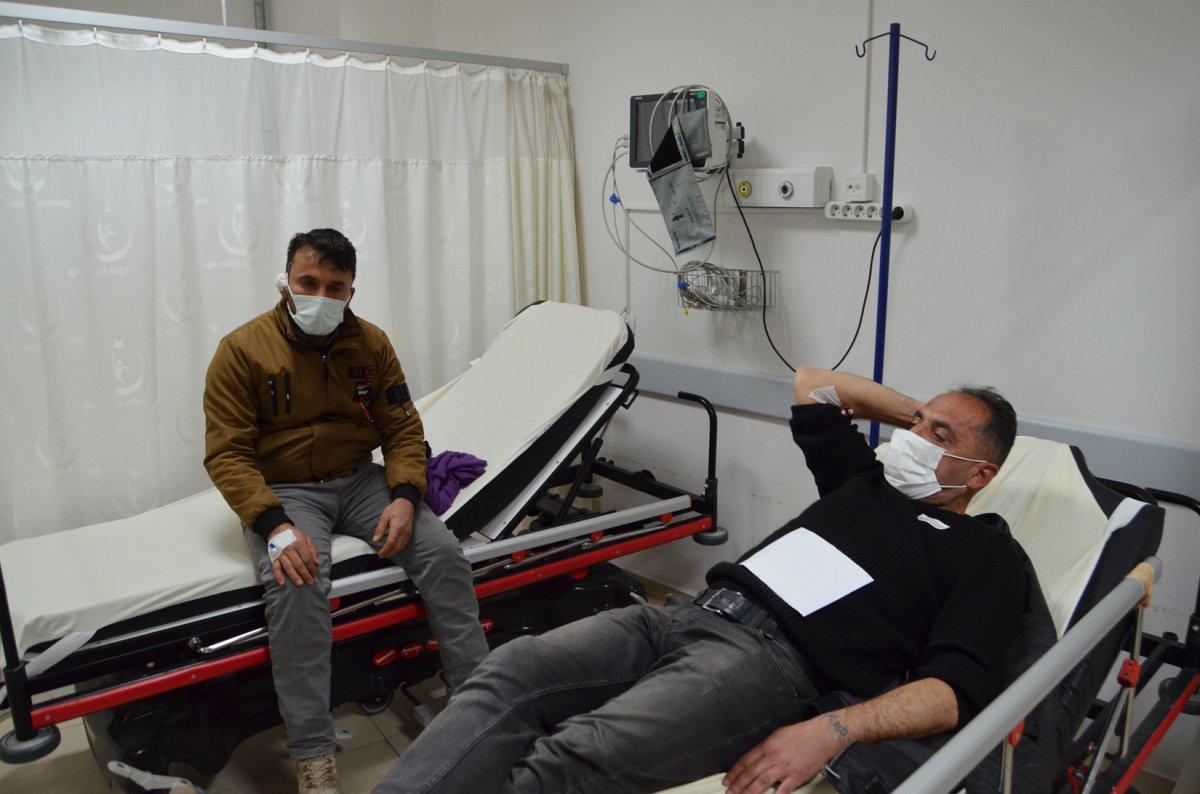 Aksaray'da kontrolden çıkan yolcu otobüsü devrildi: 22 yaralı