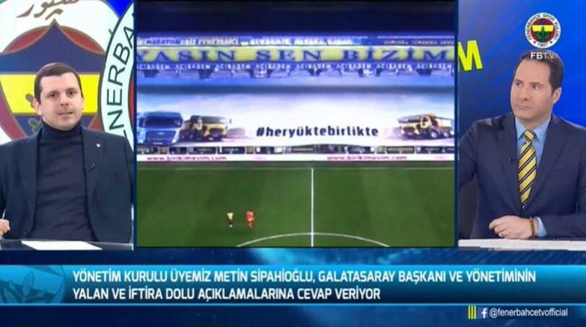 Fenerbahçe'den Galatasaray'ın iddialarına videolu cevap
