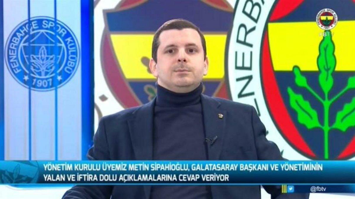 Fenerbahçe'den Galatasaray'ın iddialarına videolu cevap