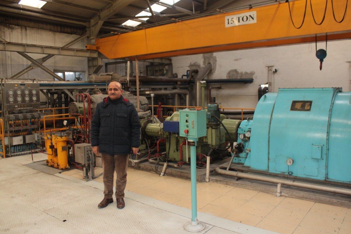 Çankırı'daki tuz fabrikası, buharla üretilen elektrikle 7,5 milyon lira tasarruf ediyor