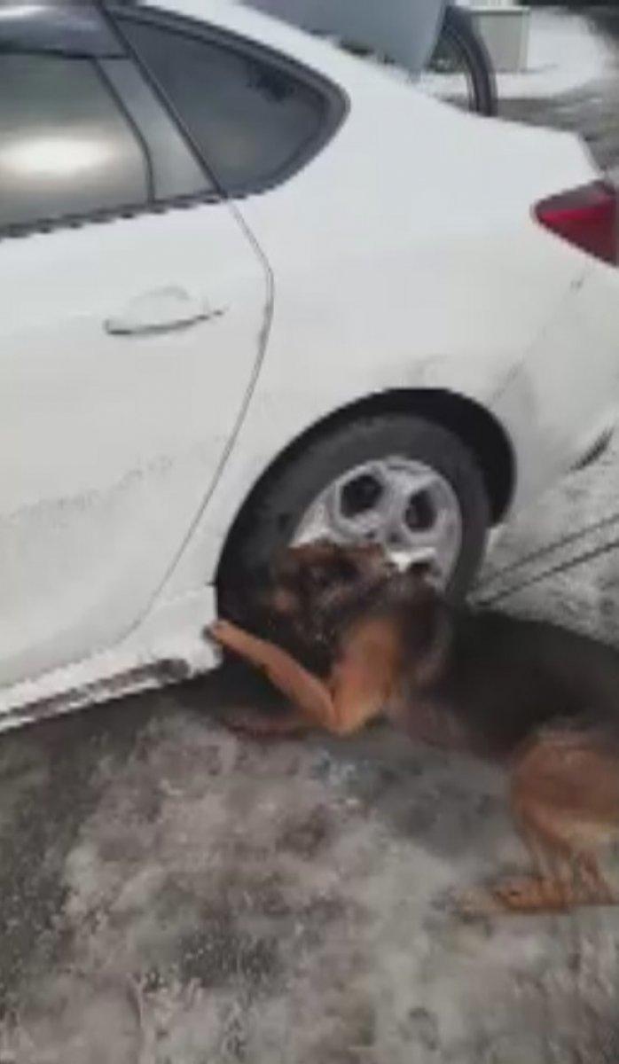 Konya'da otomobilin çamurluğuna gizlenmiş eroin bulundu