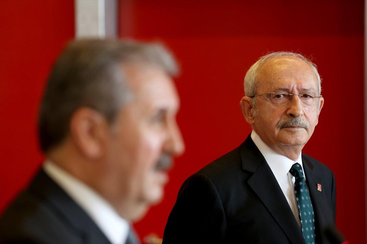Destici HDP'yi yerden yere vururken, Kılıçdaroğlu dinledi