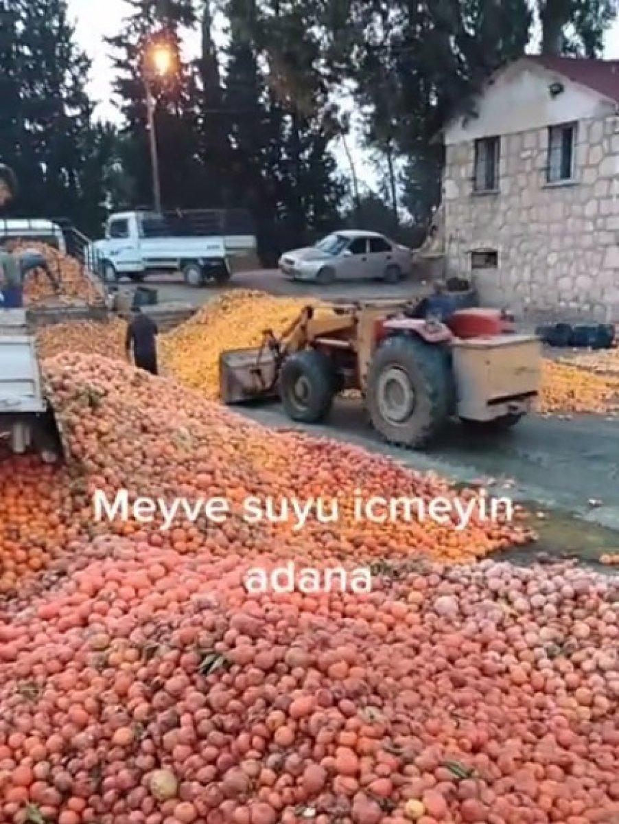 Adana'da çürümüş meyvelerden meyve suyu yapıldığı iddia edildi