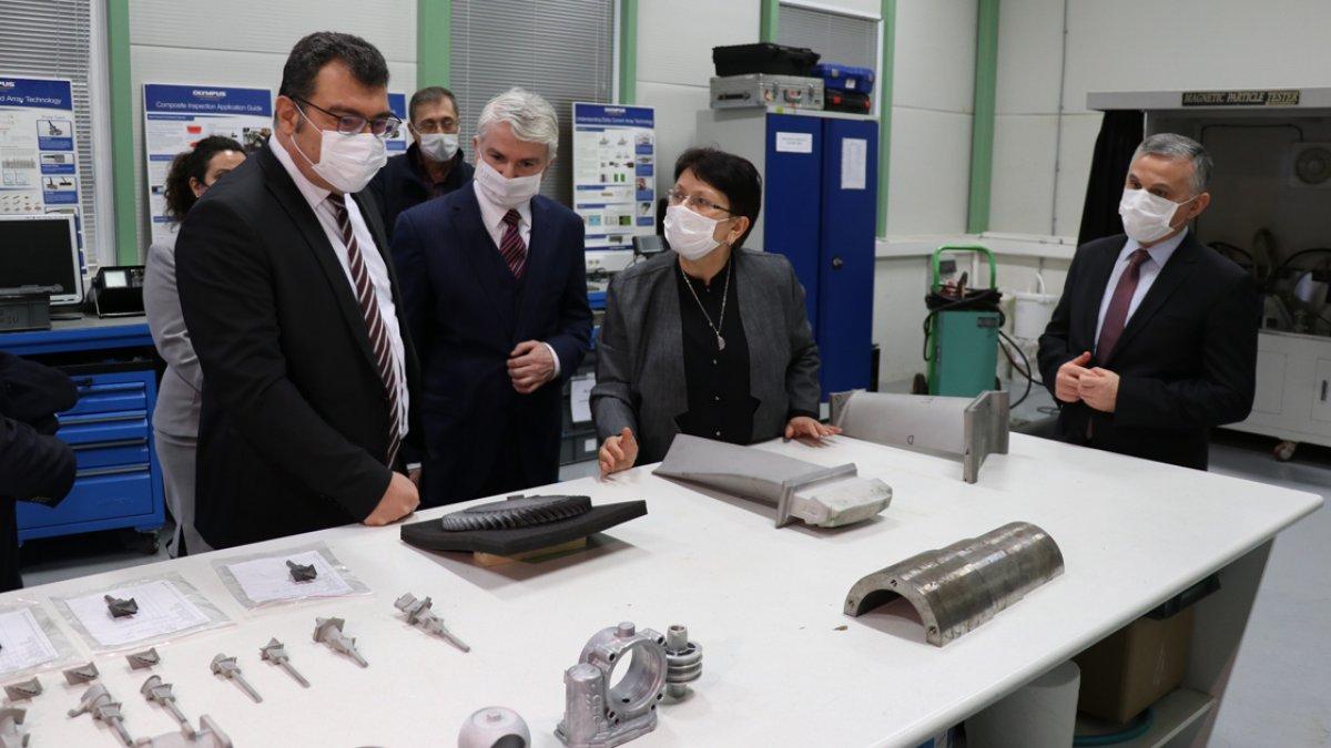 Türbin kanatları teslim edildi