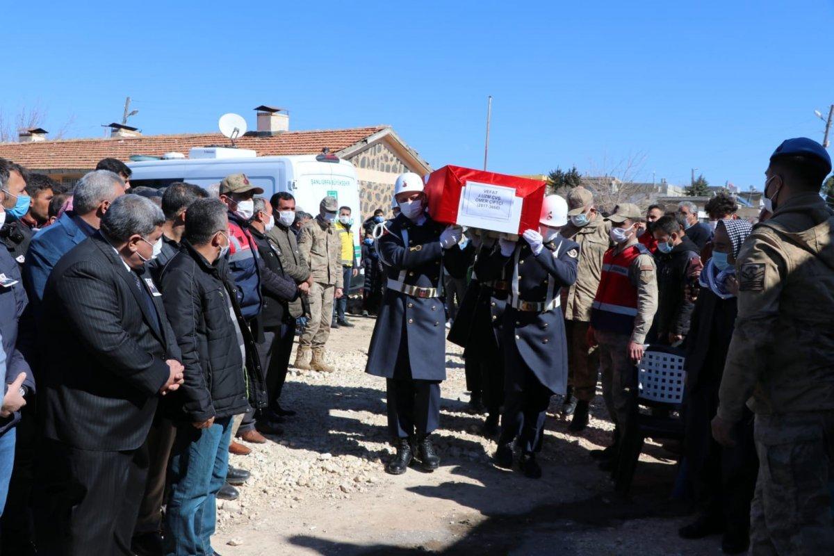 Uzman Çavuş Ömer Çiftçi memleketi Şanlıurfa’da defnedildi