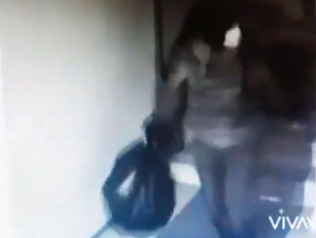 Gaziantep'te ayakkabı hırsızı kamerada